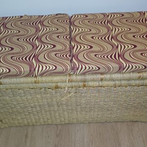 malle banquette raphia