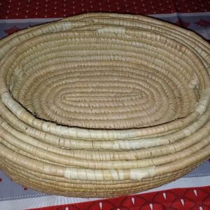 Set de plateaux en raphia