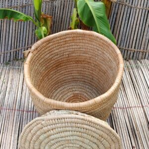 PANIER A LINGE RAPHIA